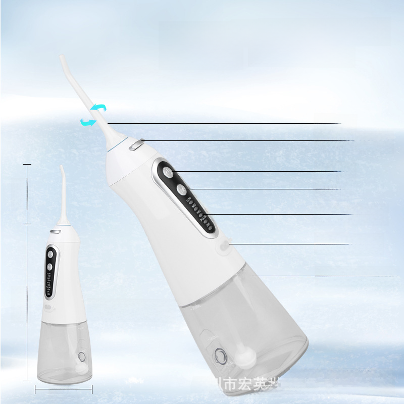 Portable Ultrasonic Water Flosser for Dental Care