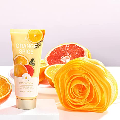 Body & Earth Orange Spice 4 Pieces Gift Set