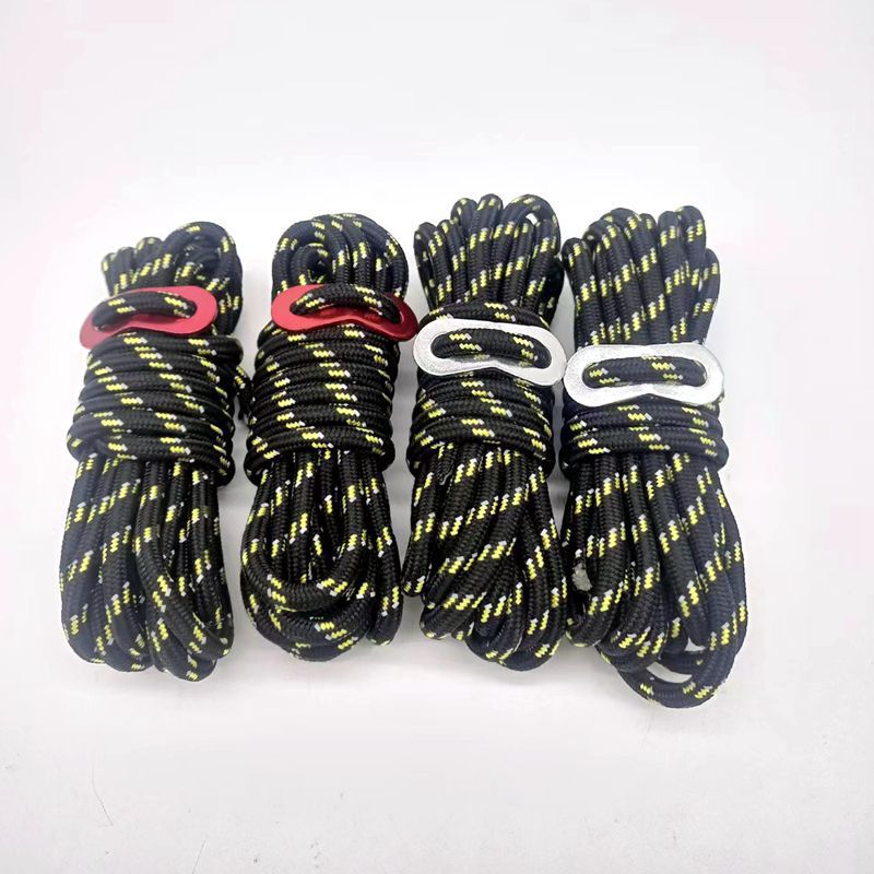 5mm Reflective Windproof Tent Rope - 4m Length