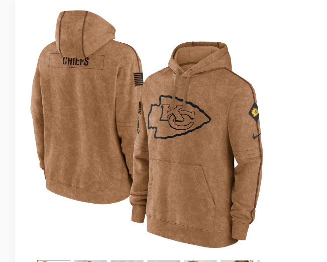 Kansas City Chiefs Salute to Service Hoodie (One Piece)