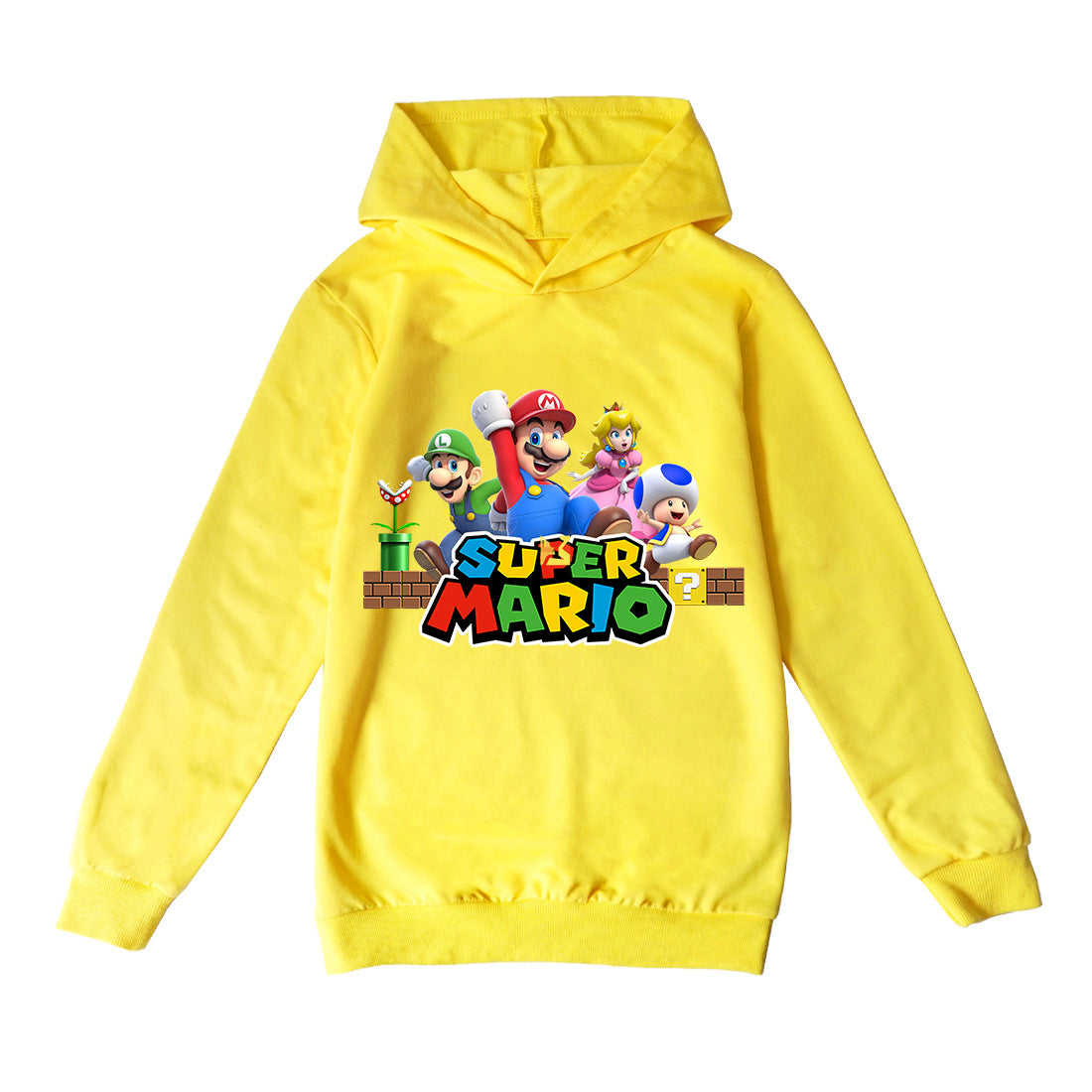 Super Mario Cartoon Hoodie for Kids (Style W1285)