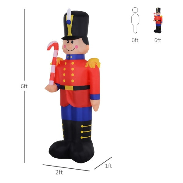 Inflatable Nutcracker Toy Soldier