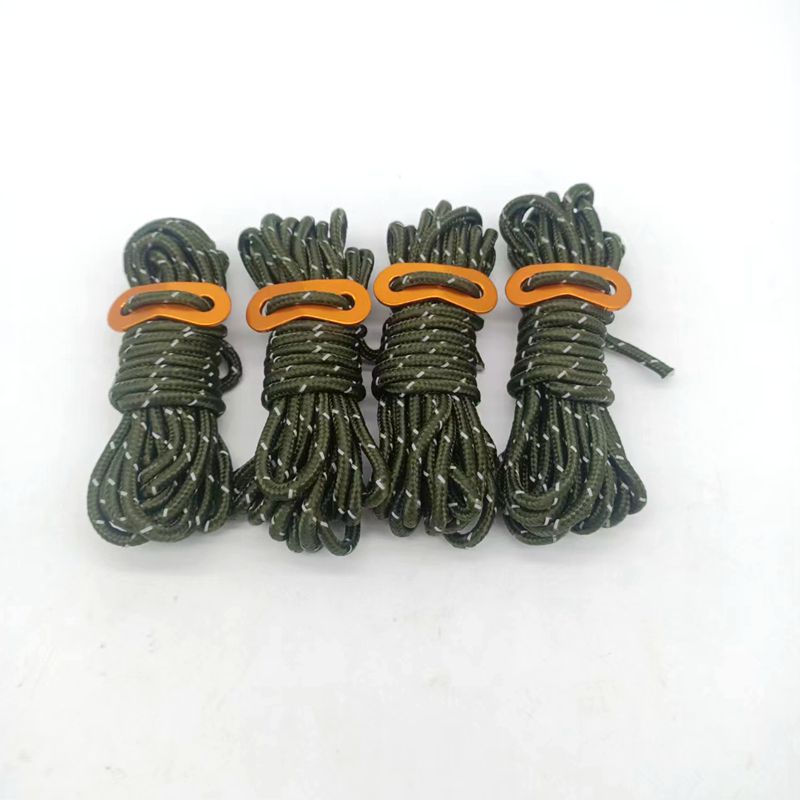 5mm Reflective Windproof Tent Rope - 4m Length