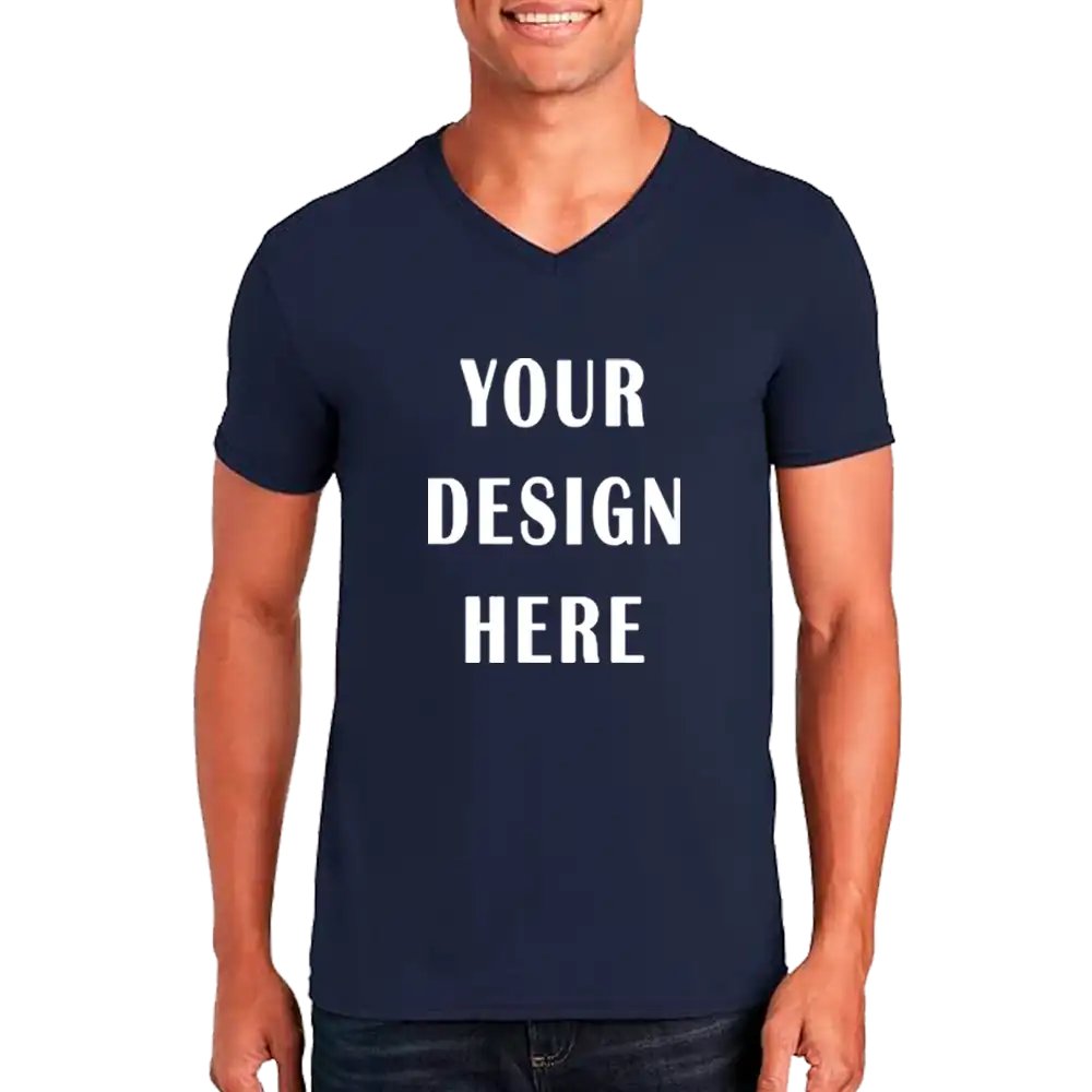 Customizable Men’s Unisex V-Neck T-shirt