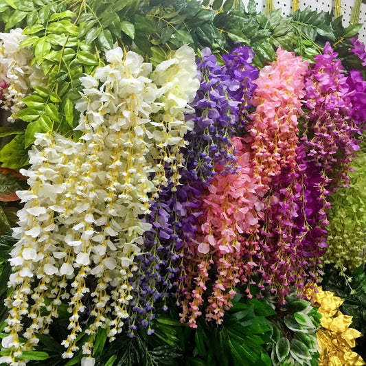 110CM Artificial Wisteria Flower Vine Decoration