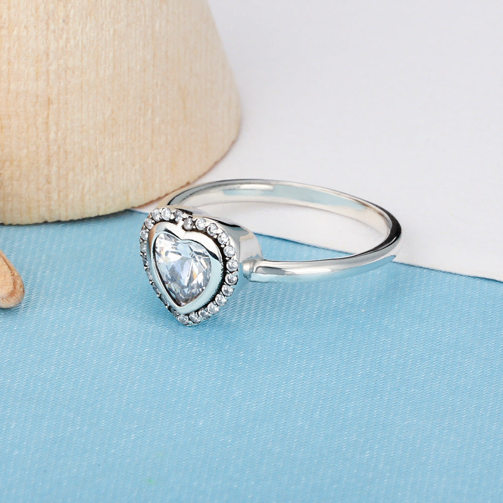 S925 Sterling Silver Love Ring - PA7135