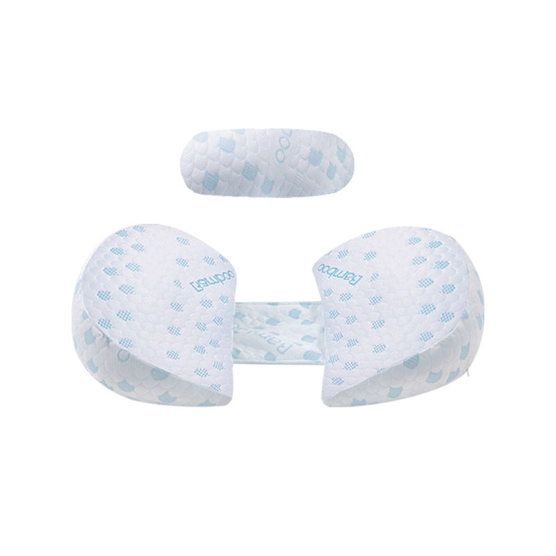 Cooling Pregnant Pillow for Side Sleeping with Washable Cover