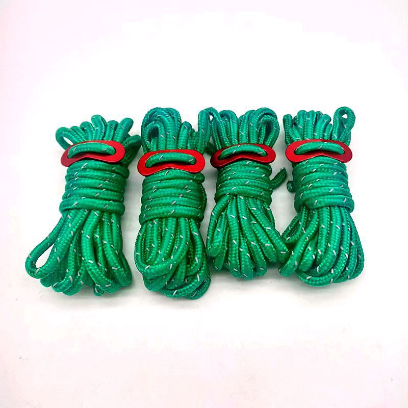 5mm Reflective Windproof Tent Rope - 4m Length