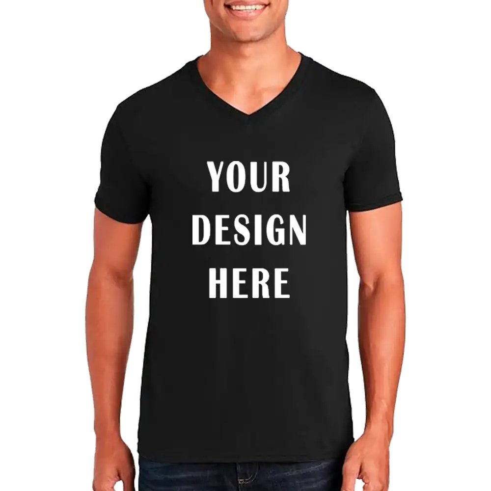 Customizable Men’s Unisex V-Neck T-shirt