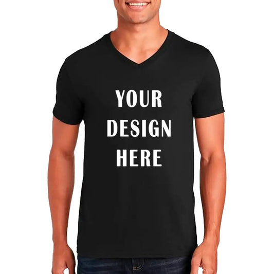 Customizable Men’s Unisex V-Neck T-shirt