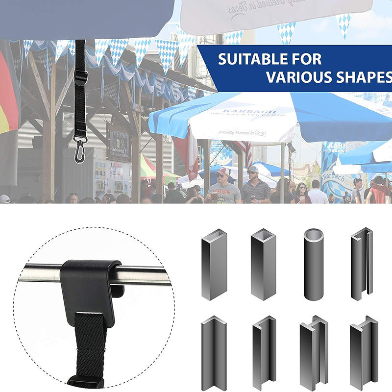 Outdoor Camping Tent Clip with Lantern and Hooks