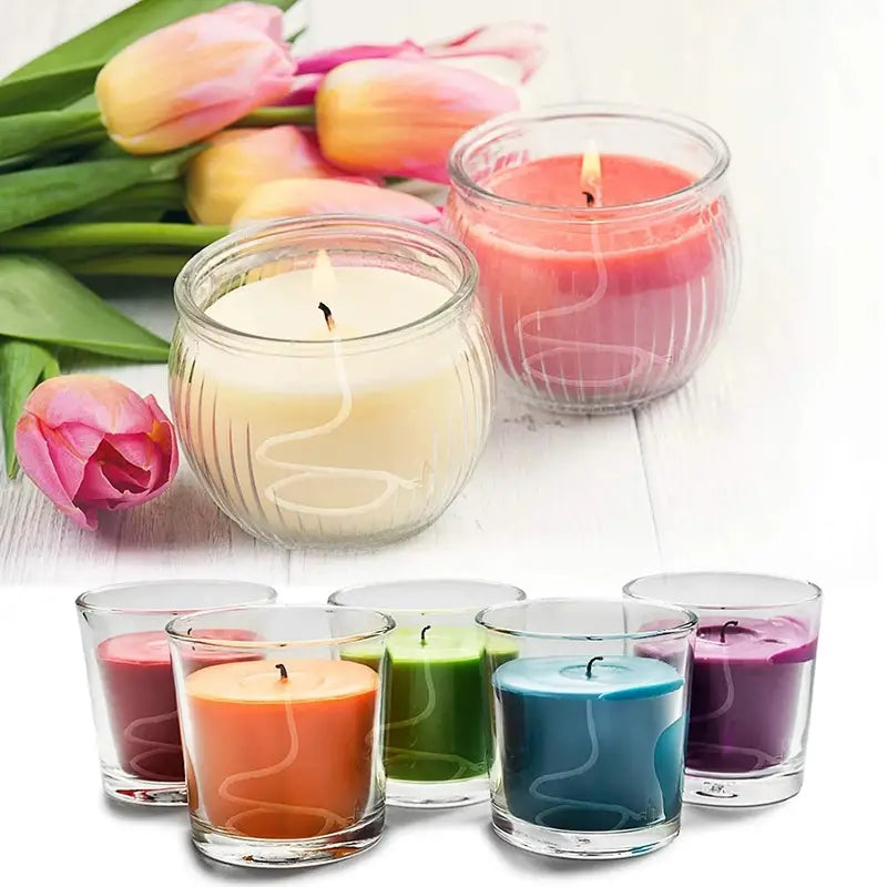 100pcs Pre-Waxed Natural Cotton Candle Wicks