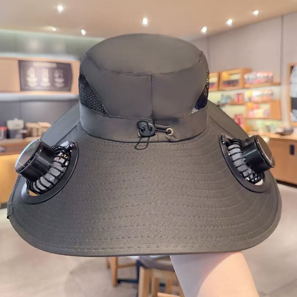 Solar Powered Fan Hat