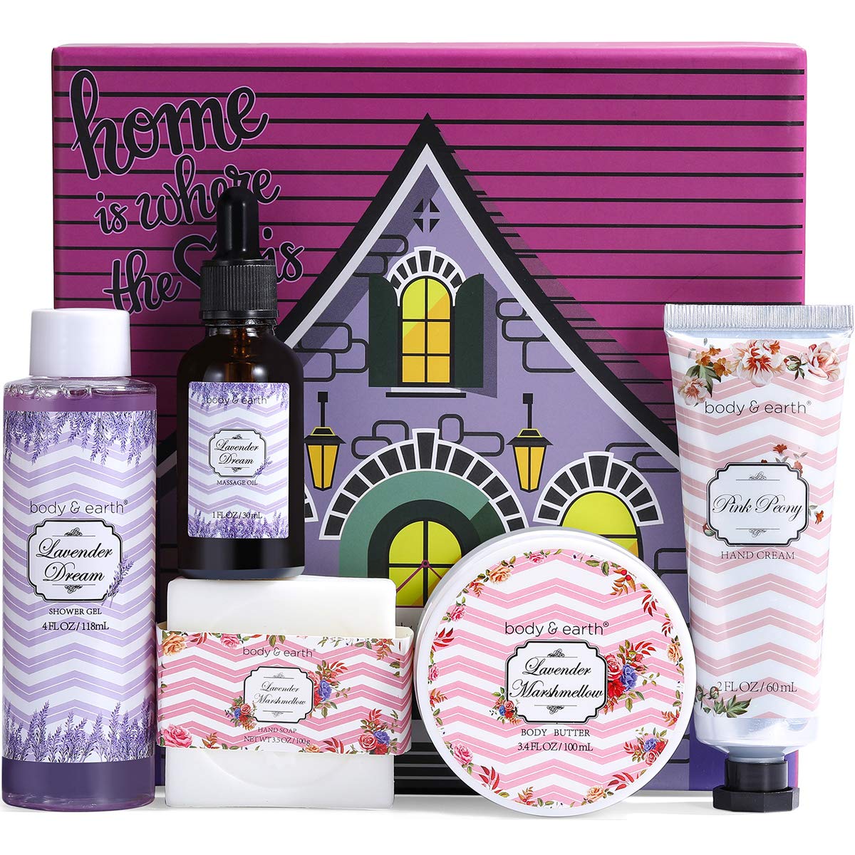 Body &amp; Earth  Home 5 Pieces Gift Set
