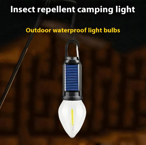 Solar-Powered Camping Light & Mosquito Killer