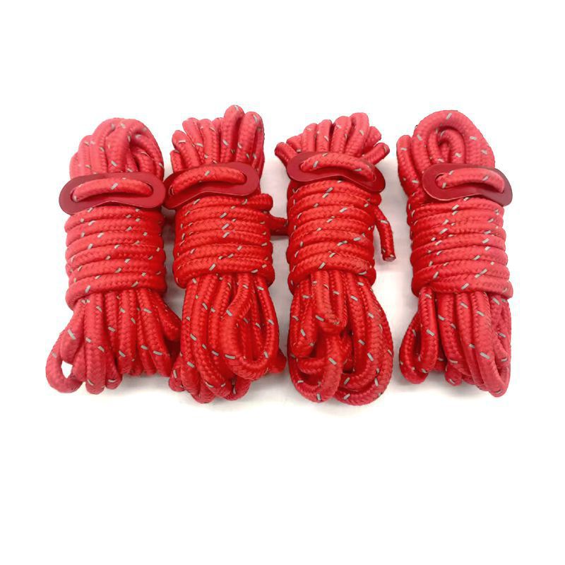 5mm Reflective Windproof Tent Rope - 4m Length