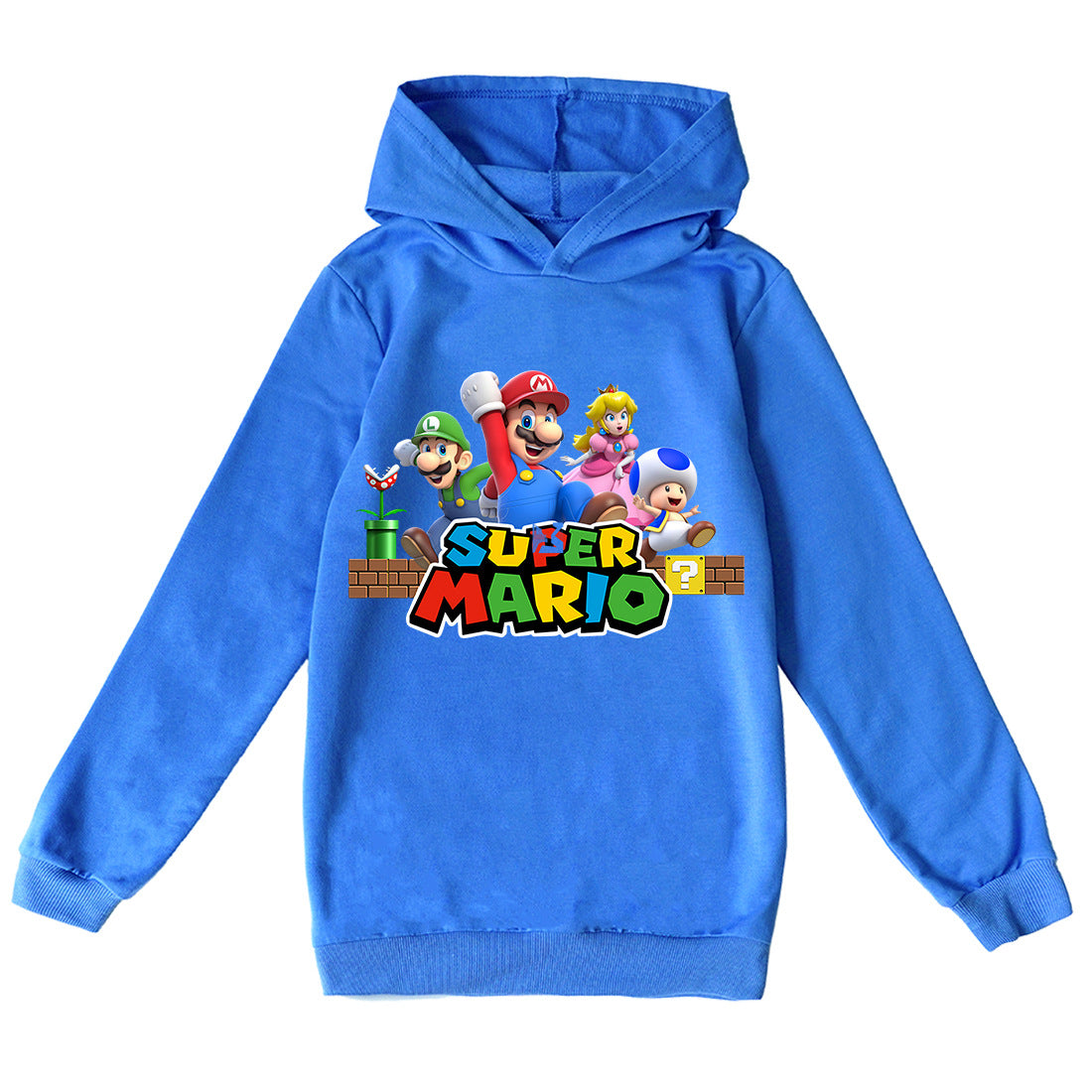 Super Mario Cartoon Hoodie for Kids (Style W1285)