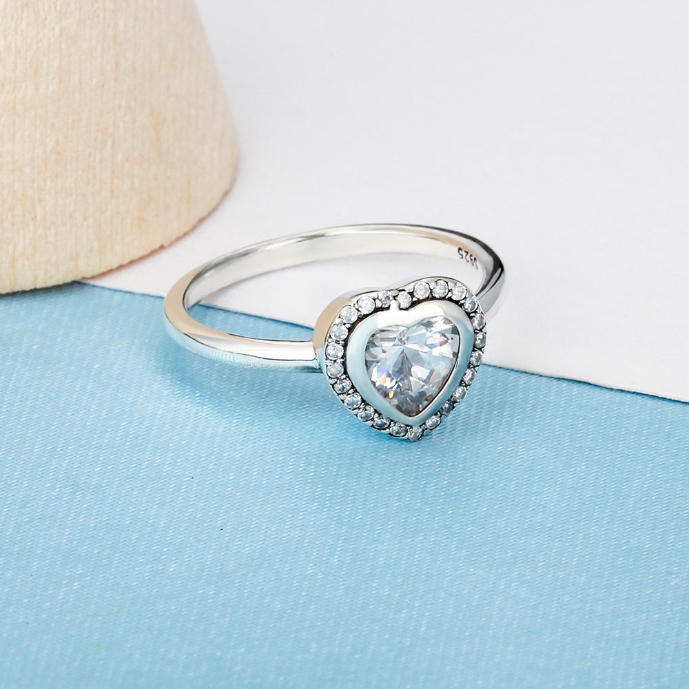 S925 Sterling Silver Love Ring - PA7135