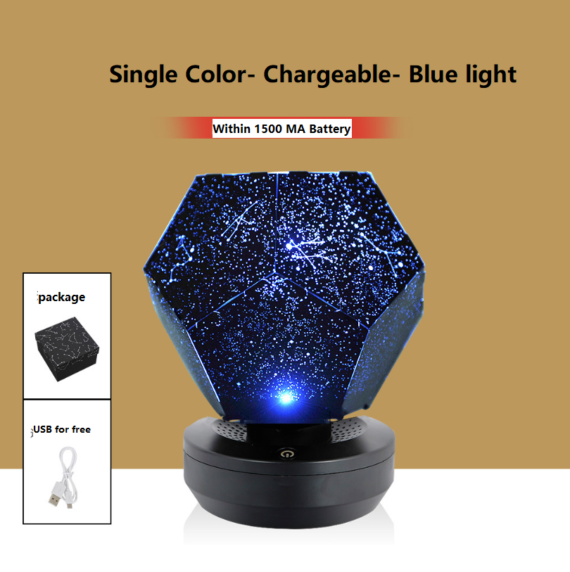 Starry Sky Projector Light - Romantic Design, No Power Needed