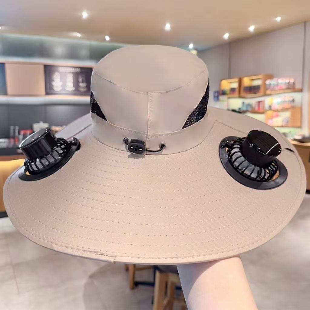 Solar Powered Fan Hat
