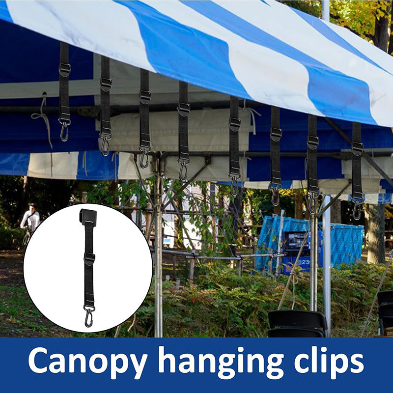 Outdoor Camping Tent Clip with Lantern and Hooks