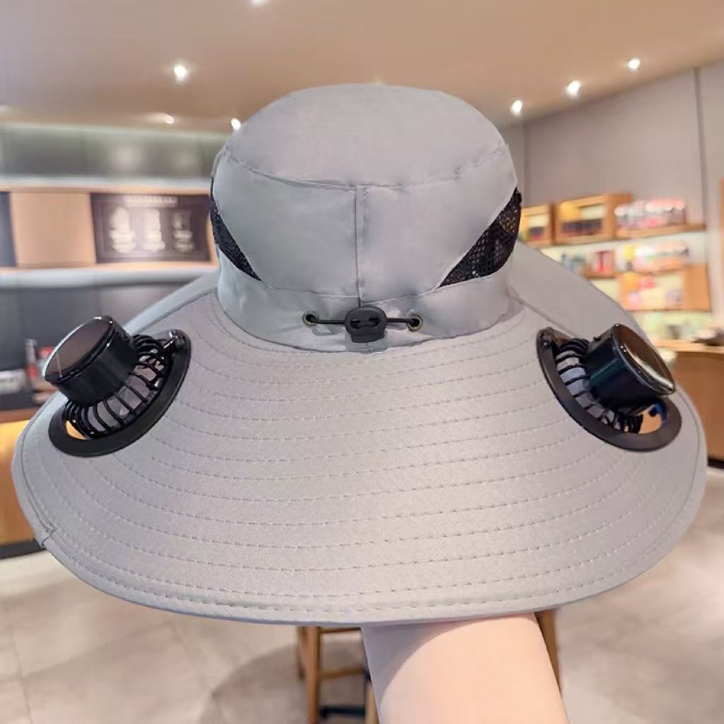 Solar Powered Fan Hat