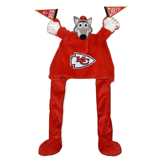 Littlearth NFL Cheering Sidekick Hat Kansas City Chiefs Team Color