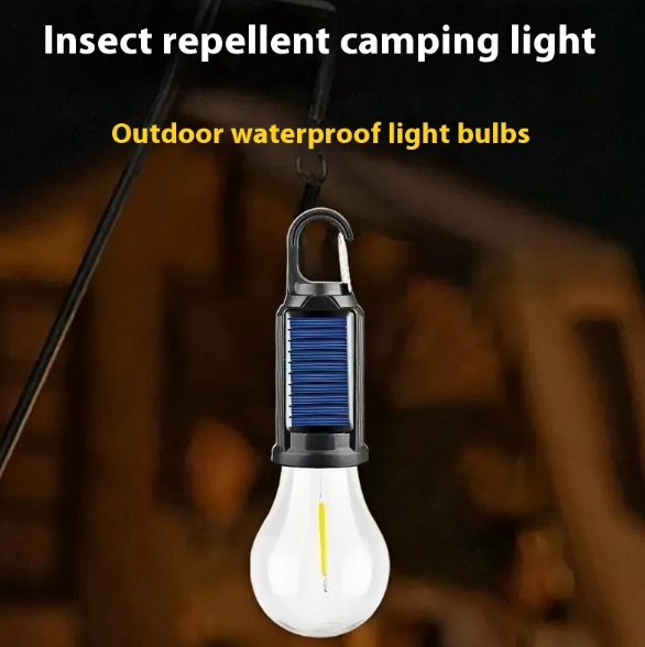 Solar-Powered Camping Light & Mosquito Killer