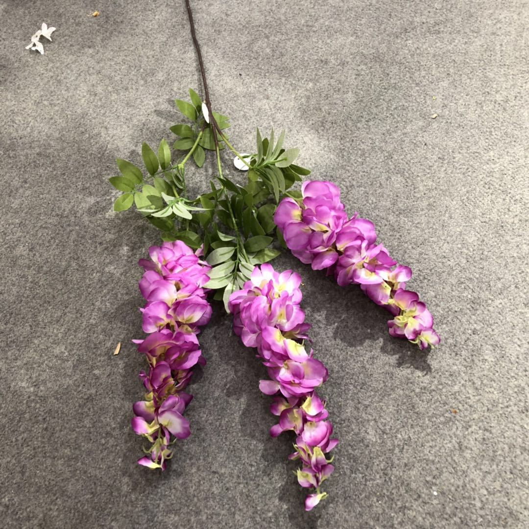 110CM Artificial Wisteria Flower Vine Decoration