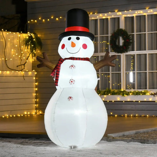 6ft Christmas Inflatables Outdoor Decorations Snowman