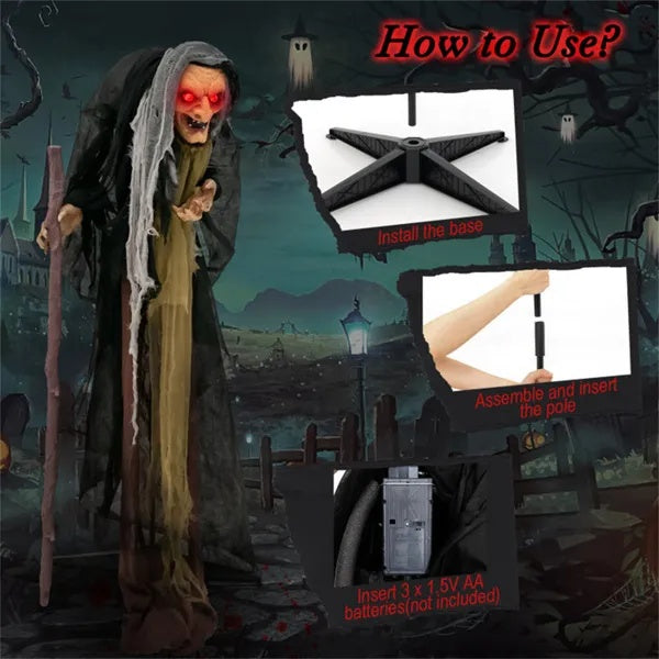 Halloween Witch Prop Decoration