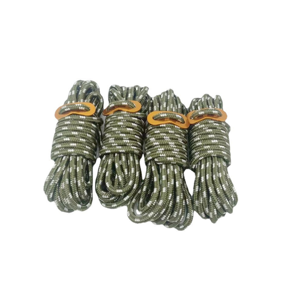 5mm Reflective Windproof Tent Rope - 4m Length