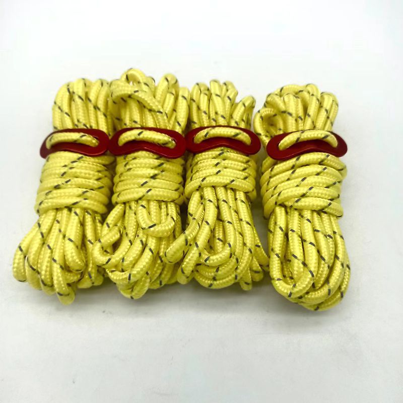 5mm Reflective Windproof Tent Rope - 4m Length