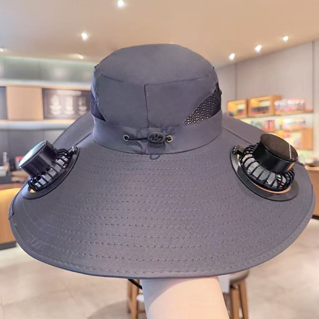 Solar Powered Fan Hat